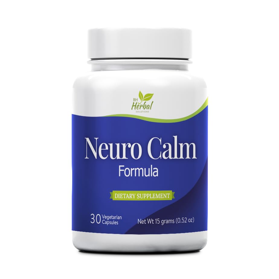 BH Herbal Solutions Relaxation and Cognitive Wellness Support for Mental Balance and Focus Capsule, 30 Count