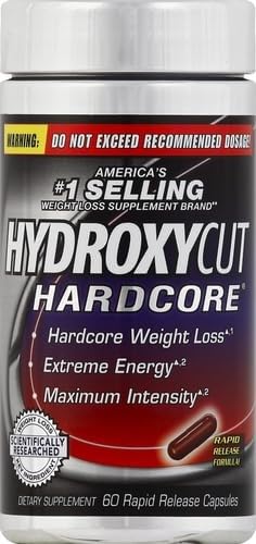 Hydroxycut Hardcore Thermogenic Supplement Capsule 60