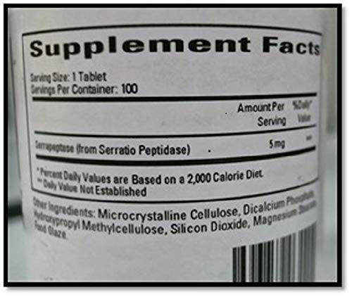 Cardiovascular Research Serraflazyme Tablets, 100
