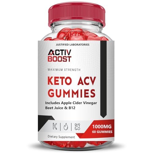 Justified Laboratories Activ Boost Keto ACV Gummies (1000 mg), 300 Gummies