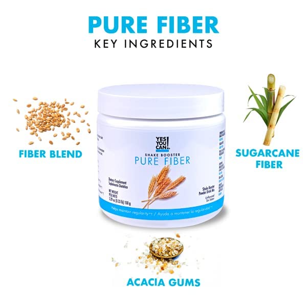 Yes You Can! Pure Fiber Shake Booster, Powder, 30 Servings