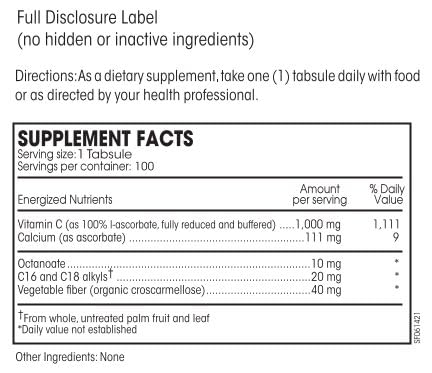 PERQUE Potent C Guard 1000 mg Tablet, 100 Count