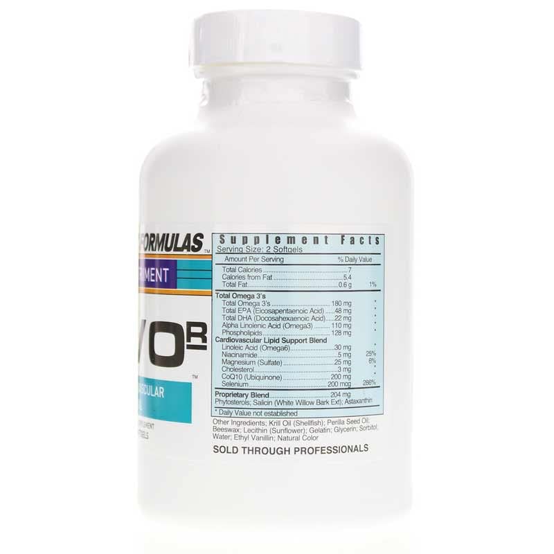 Bio Nutriment Systemic Formulas 128 CVO-R Cardiovascular Oil Softgels, 60 Count