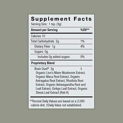 Moon Juice Brain Dust Powder 1.5 oz