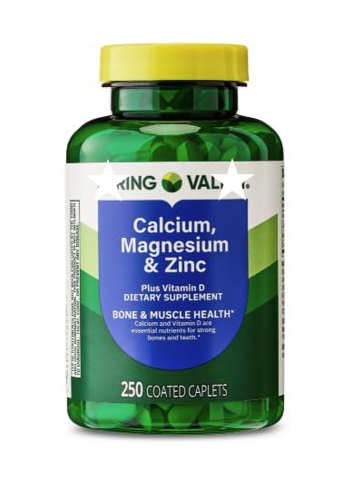 Generic Calcium Magnesium Zinc with Vitamin D3 Caplets, 250 Count