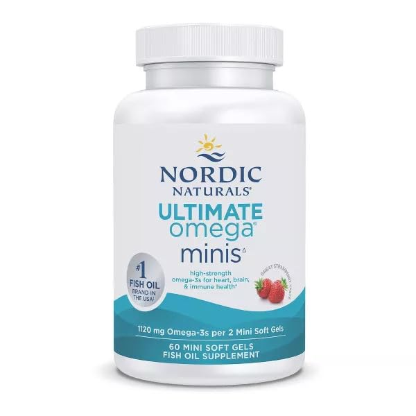 Nordic Naturals Ultimate Omega Minis Softgels, 60 Count