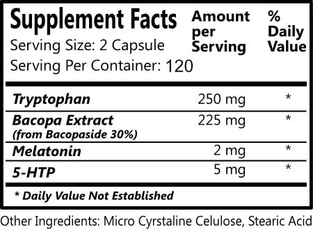 Daily Manufacturing Relax Evening Formula 120 Capsules