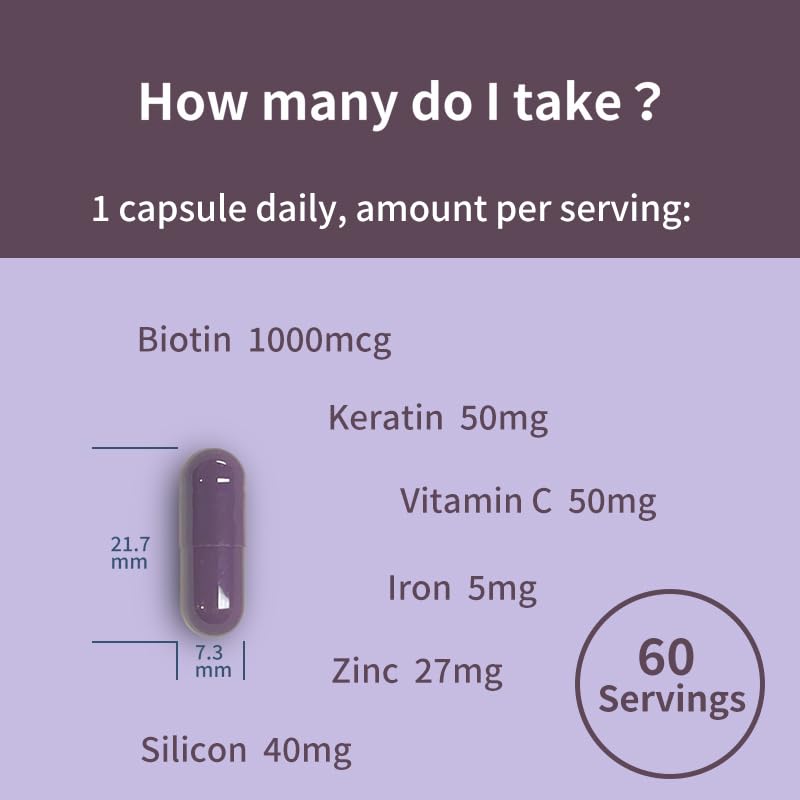 YOUTHVITA Premium Hair, Skin & Nails Supplement 60 Capsules