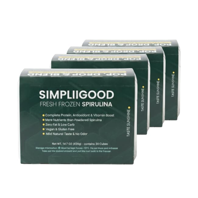Simpliigood Spirulina Cubes Softgel 1 Count