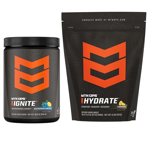 MTN OPS Ignite + Hydrate Powder Bundle, 28.5 Servings