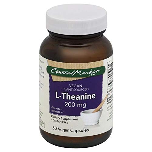 Kaxilu L-Theanine 200mg Vegan Plant Sourced Capsules, 60 Count