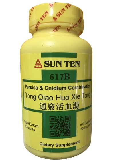 Sun Ten Tong Qiao Huo Xue Tang (Persica and Cnidium Combination) Capsules, 100 Capsules