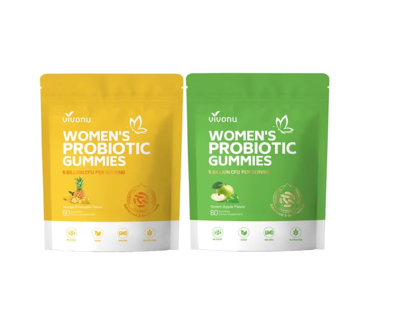VivoNu Viginal Probiotics for Women Gummy 120 Count