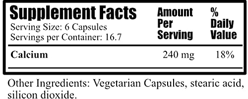 Daily Manufacturing Calcium Gluconate Capsule, 100 Count