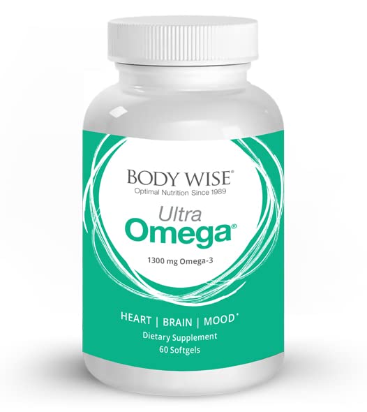 Be Bodywise Ultra Omega Triple Purified Omega-3 Fish Oil Softgels 60 Count