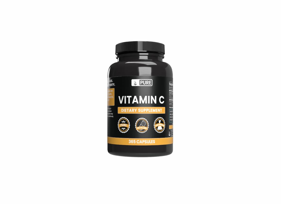 PURE ORIGINAL INGREDIENTS Vitamin C Capsule 365 Capsules