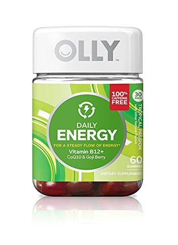 OLLY Daily Energy Gummy Supplement 60 Count