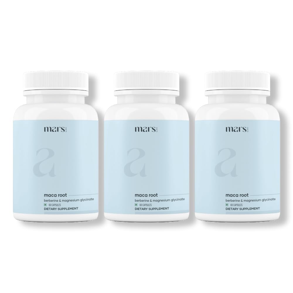 Mars Maca Root with Ginseng, Magnesium & Berberine Capsules 180 Capsules
