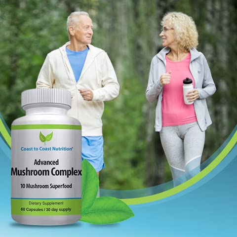 Coast to Coast Nutrition Advanced Mushroom Complex Capsule 60 Count