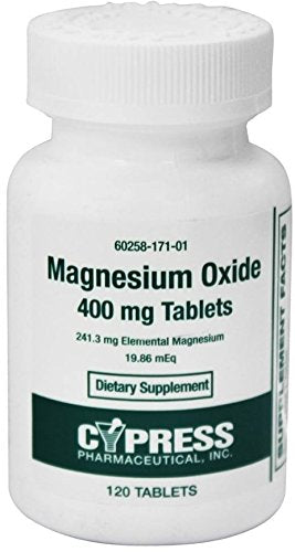 Magnesium Oxide 400 mg Tablets, 720 Count