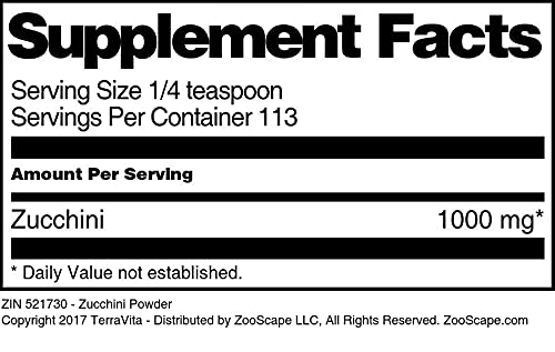 Terravita Zucchini Powder 12 Count