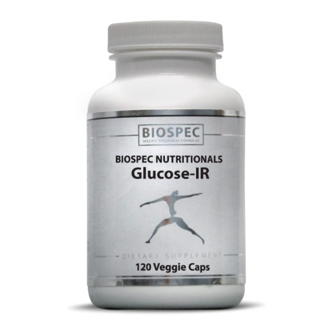Biospec Nutritionals Glucose-IR Cinnamon Extract, Chromium, Berberine, and Biotin Capsule 120 Count