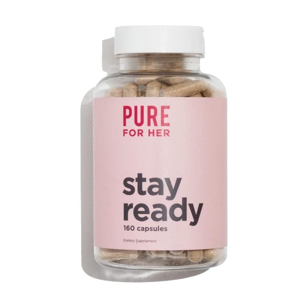 Pure for Men Stay Ready Fiber Supplement Capsule, 160 Capsules
