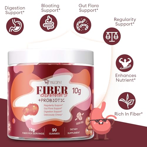 Migcopat Apple Fiber & Peach Fiber Gummies