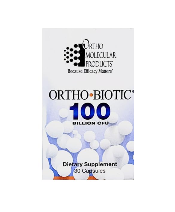 Ortho Molecular Products Ortho Biotic 100 Billion CFU 30 Capsules