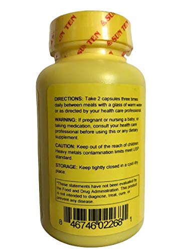 Sun Ten Bai Tou Weng Tang Capsules, 100 Count