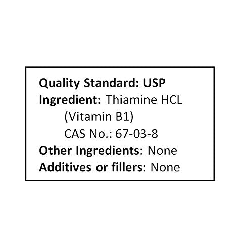 NuSci Thiamine HCl Vitamin B1 Powder 17.637 Ounce