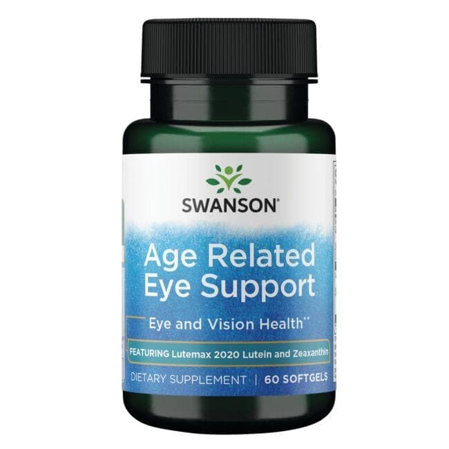 Swanson Age-Related Eye Support Lutein and Zeaxanthin Capsule, 1 Count
