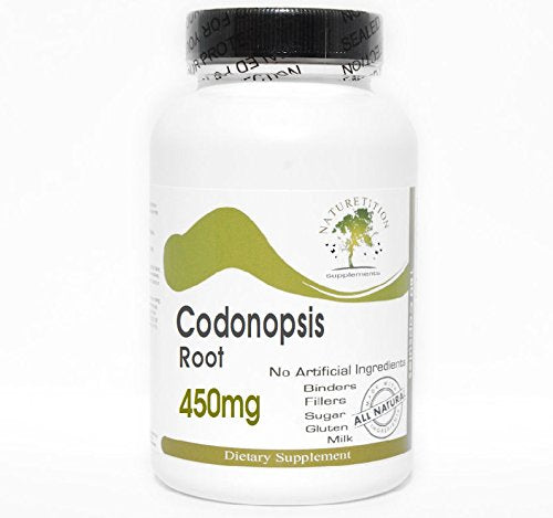 Naturetition Supplements Codonopsis Root 450mg, 180 Capsules