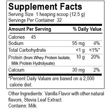 Dialyvite Wisconsin Supreme Whey Protein Powder, 14.1 Ounce