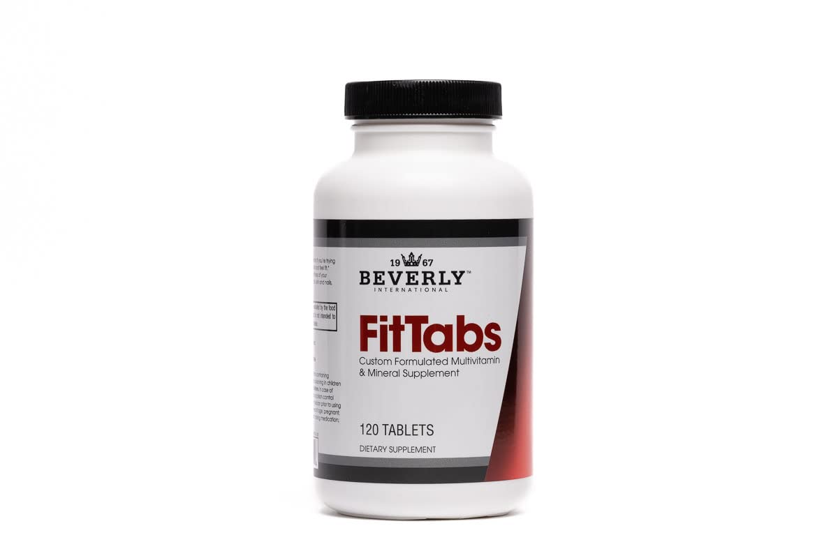 Beverly International Fit Tabs Daily Multi-Vitamin/Mineral Tablets, 120 Tablets