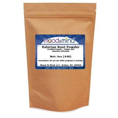 Mood & Mind Organic Valerian Root Powder 1 Count
