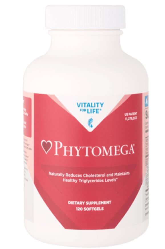 Generic Phytomega Phytosterols, Omega-3s (EPA 330 mg, DHA 220 mg), CoQ10, and Alpha Lipoic Acid Softgels, 120