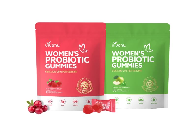 VivoNu Viginal Probiotics for Women Gummy 120 Count