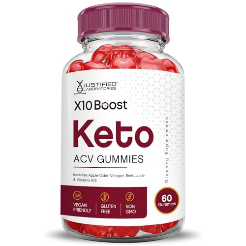 Justified Laboratories X10 Boost Keto ACV Gummies 300 Gummies
