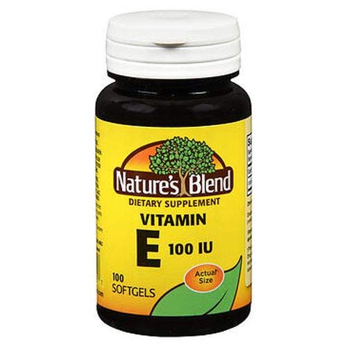 NATIONAL VITAMIN COMPANY Nature's Blend Vitamin E 100 IU Softgels 100