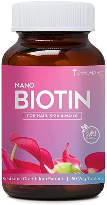 Generic Biotin Tablets for Hair, Skin and Nails, 60 Tablets