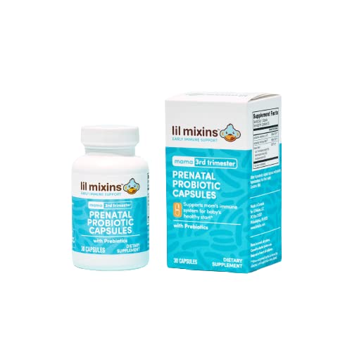 Lil Mixins Early Allergen Prenatal Probiotics Capsule for Women & Baby, 1 Count