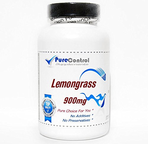 PureControl Supplements Lemongrass 900mg Capsules, 180 Capsules
