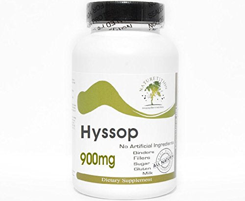 Naturetition Supplements Hyssop 900mg Capsules, 180 Capsules