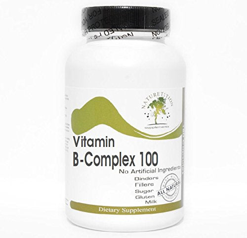 Naturetition Supplements B-Complex 100 Vitamin Capsules, 100 Capsules