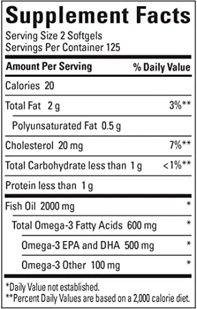 Nature Made Fish Oil 1000 mg Softgels, 90 Softgels