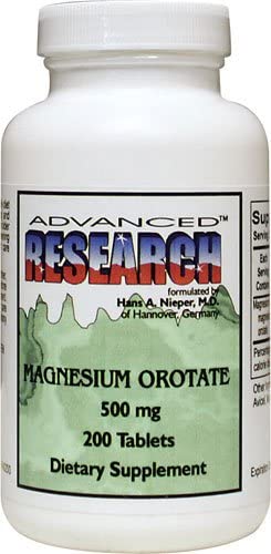 NCI Advanced Research Dr. Hans Nieper Magnesium Orotate Tablets, 200 Count