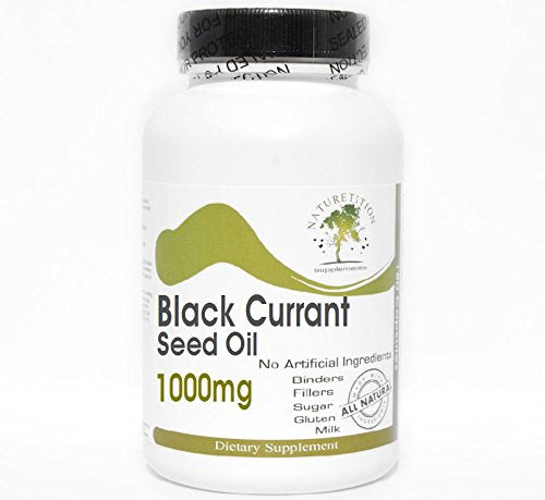 Naturetition Supplements Black Currant Seed Oil 1000mg Capsule 180 Capsules
