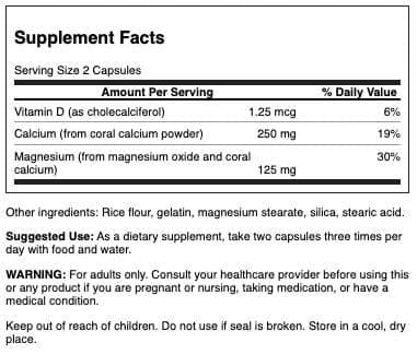 Swanson Calcium Complex Capsules 180 Count