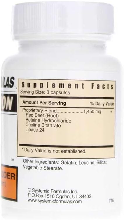 Generic Liver/Gall Bladder Support Bio Function #61 60 Capsules